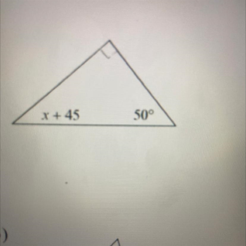 What does x =? Solve for x-example-1