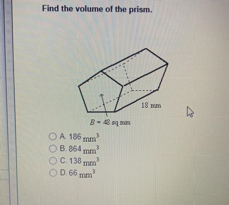 Find the volume of the prism.-example-1