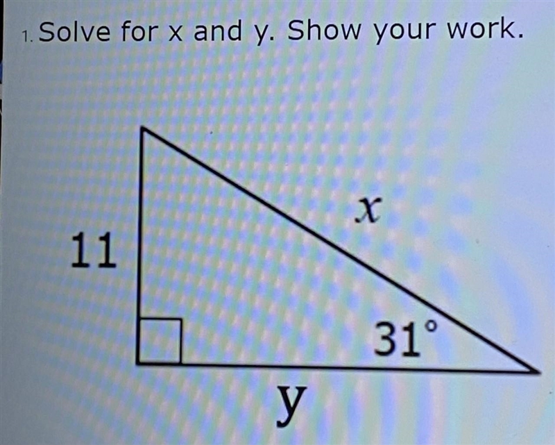 65 points!!! Solve for x and y! i will get crown to whoever gets it right!-example-1