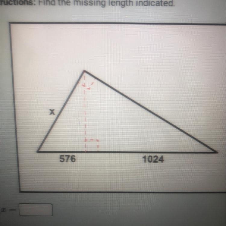 Find the missing length indicated-example-1