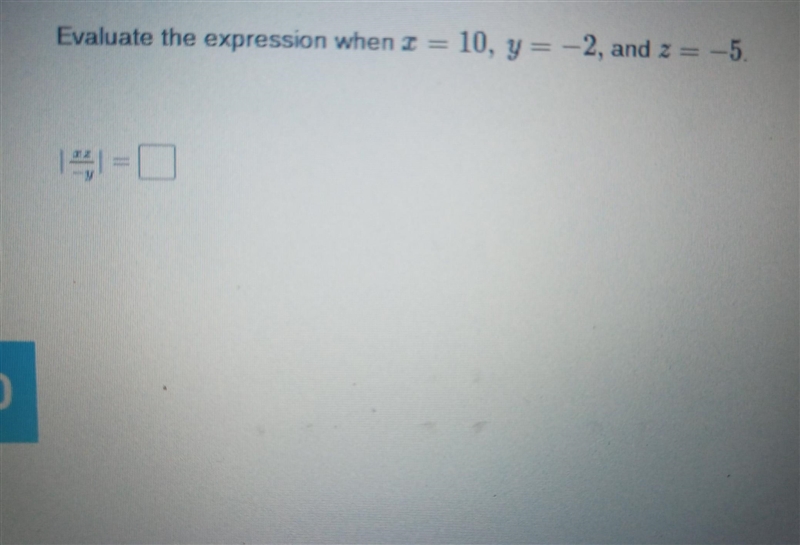 X=10 y= -2 z= -5 xz at top -y at bottom​-example-1