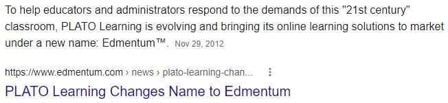 To answer the on-going silent debate, yes, plato and Edmentum are the exact same thing-example-1