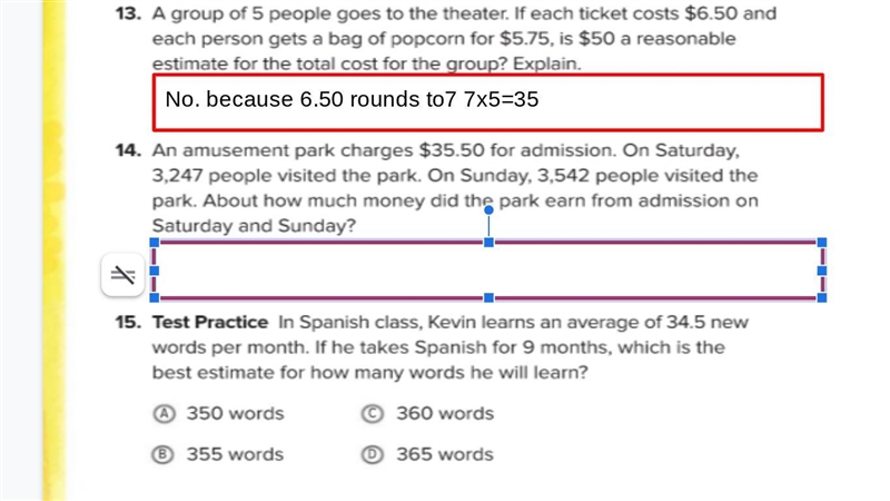 Answer for 14 points ANSWER PROBLEM 14-example-1