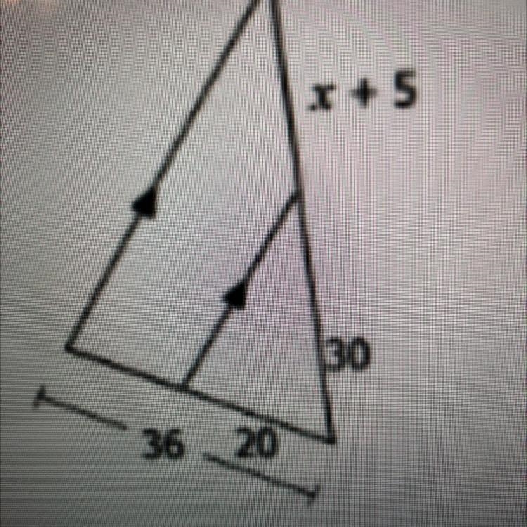 Solve for x. Round to the nearest tenth if necessary.-example-1