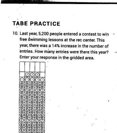 Last year, 5,200 people entered a contest to win free swimming lessons at the rec-example-1