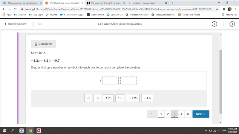 ok so this is drag and drop so tell me which answer goes in each box the for the box-example-1