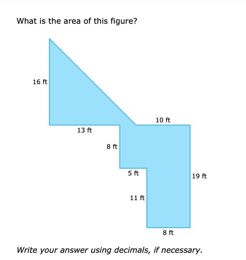 I NEED HELP ASAP! MAKE SURE ITS CORRECT! What is the area of this figure?-example-1