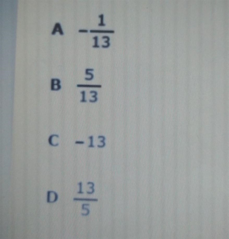 What is the slope of the line that passes through the points (26, 7) and (-39, 12)?​-example-1