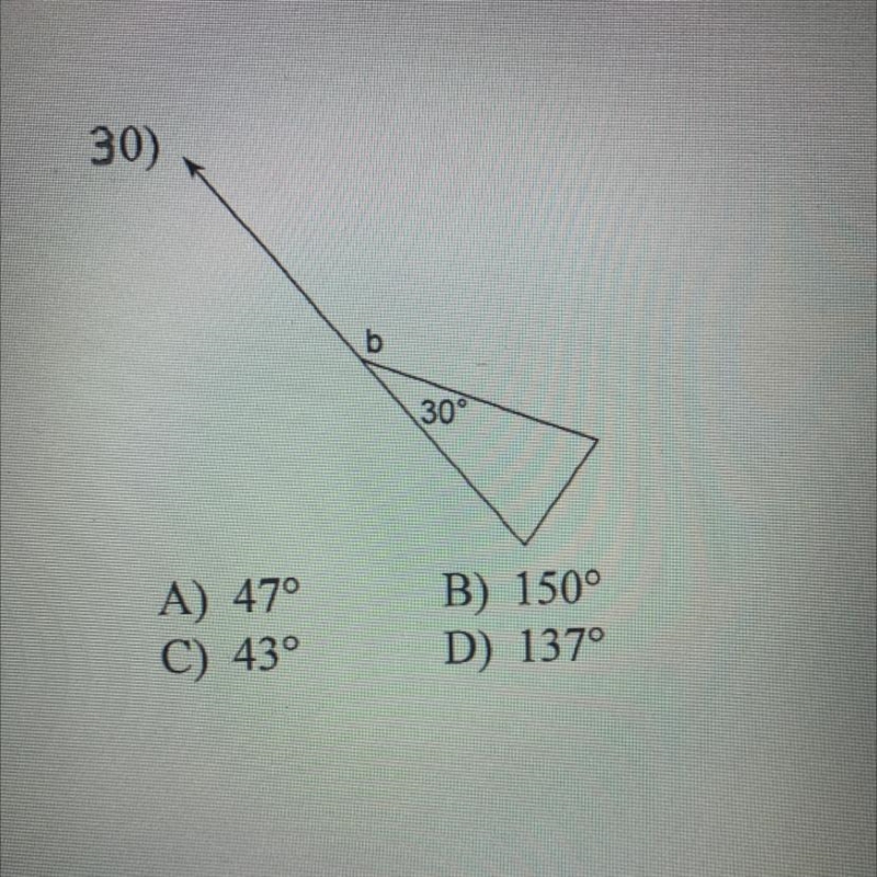 Find the measure for angle b-example-1