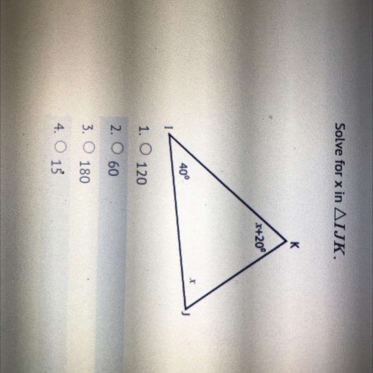 Solve for x in IJK Algebra-example-1