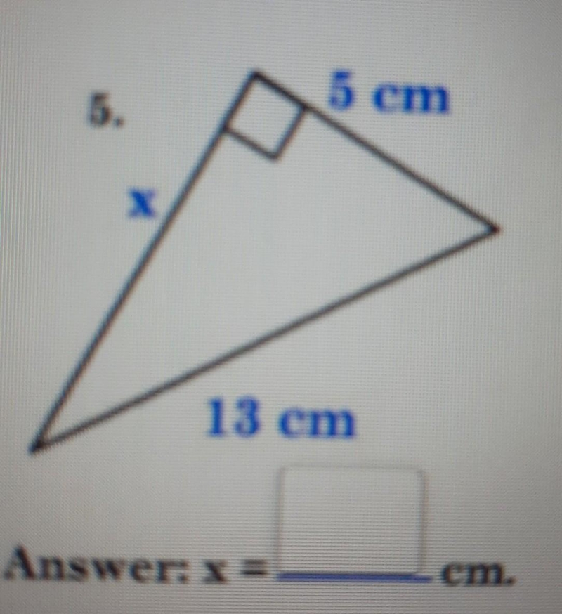 Find the length of the side marked x​-example-1