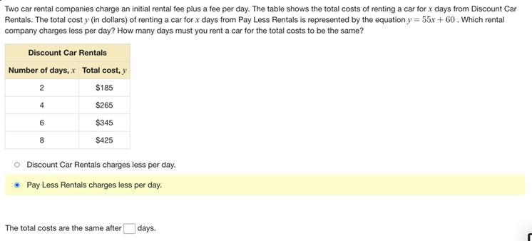 Need help with the last part I know I need to do 55x+60 = ? But I don’t know what-example-1