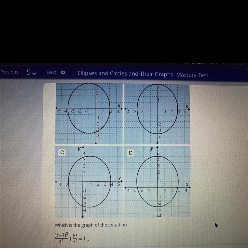 IM TIMED PLZ HELP !: which is the graph of the equation-example-1