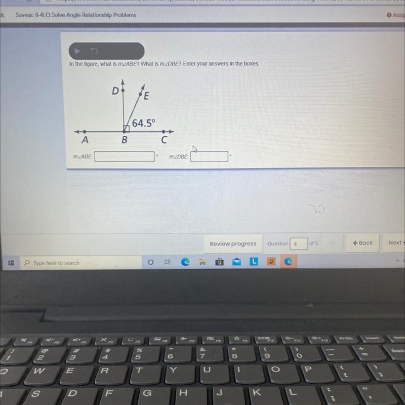 In the finger above what is m-example-1