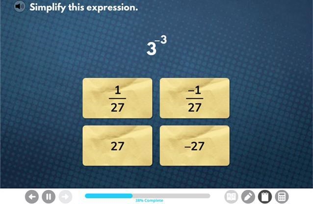 Simplify this expression 3^-3 ASAPPPP PLSSSS-example-1