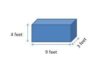 What is the volume of this figure? 16 cubic feet 216 cubic feet 36 cubic feet 108 cubic-example-1