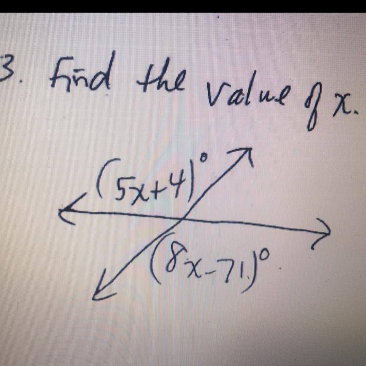 Find the value of x-example-1