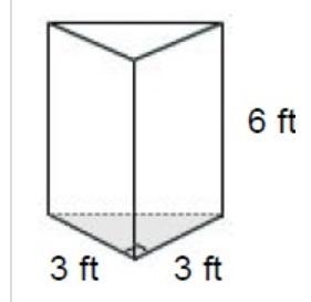 What is the height (h) of the prism? 3ft 6ft-example-1