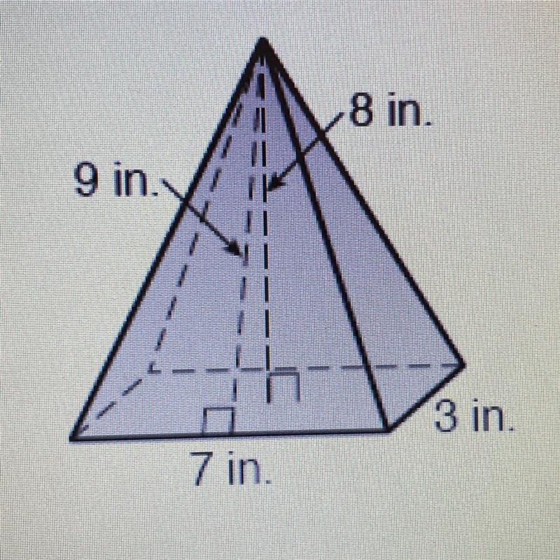 Find the volume of the following. (Round to the nearest tenth if necessary)-example-1