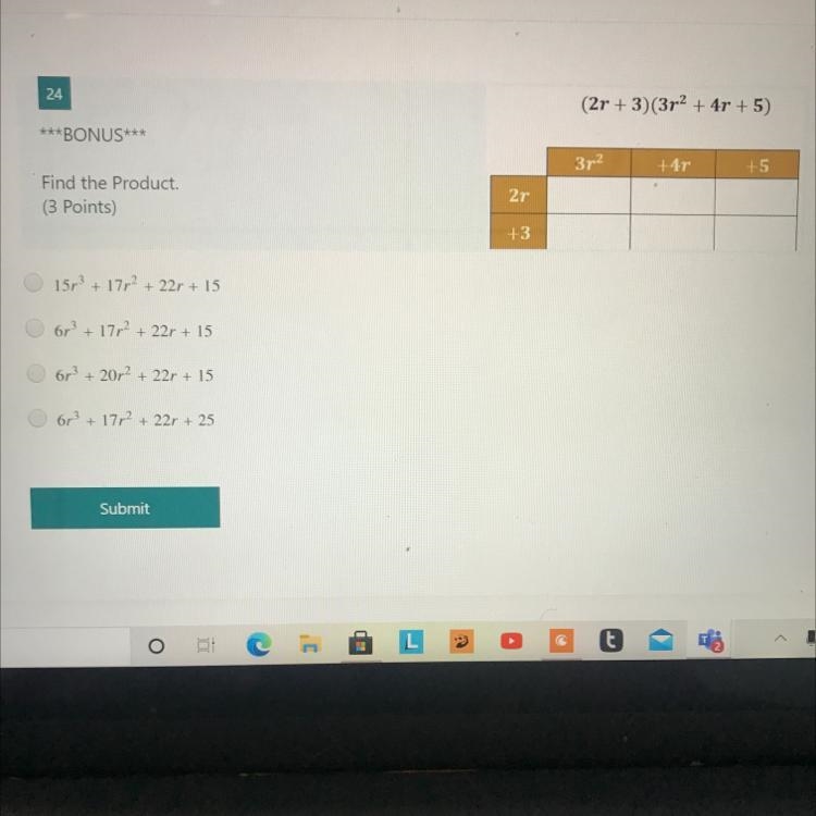 Find the product. Multiplication of the binomial.-example-1