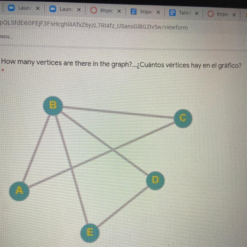 How many vertices are there in the graph?..-example-1