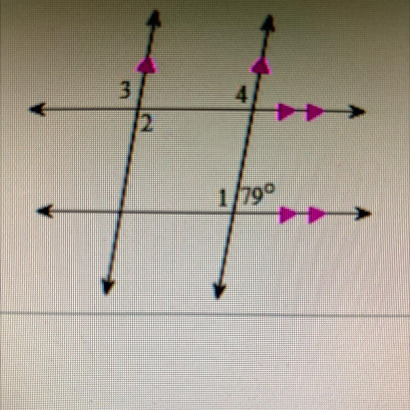 Find the measures of the numbered angles in the figure, shown to the right. M<1= M-example-1