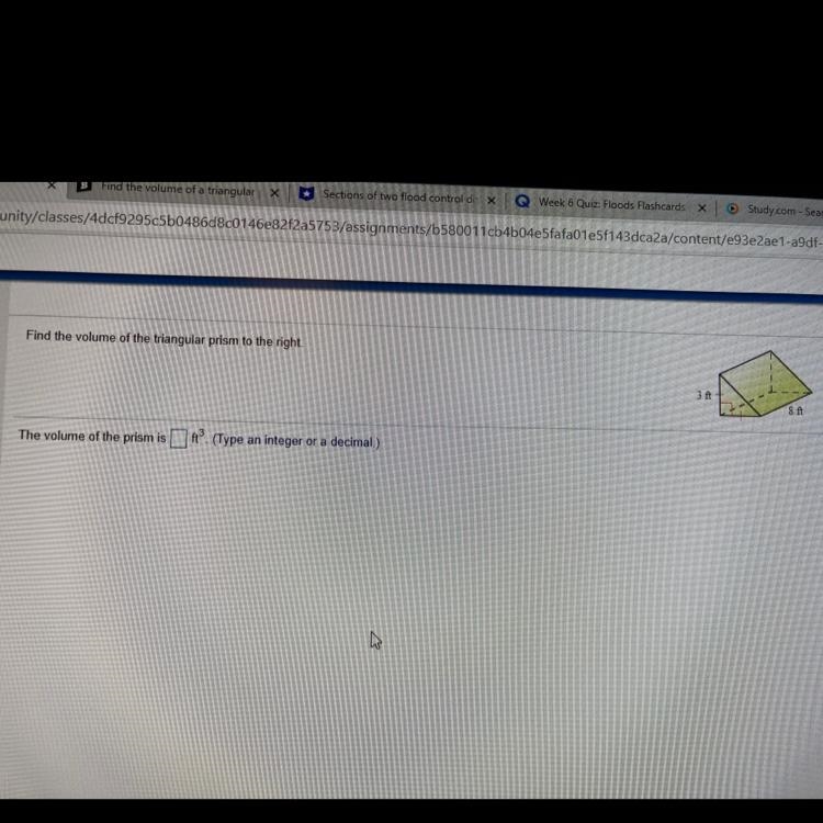 HELPPPPP PLZZZ, Find the volume of the triangle prism to the right-example-1