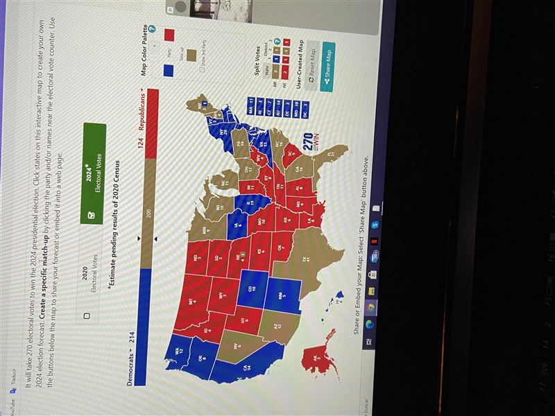 Scenario 1: Which states would get you to 270 the fastest? List the states and the-example-1