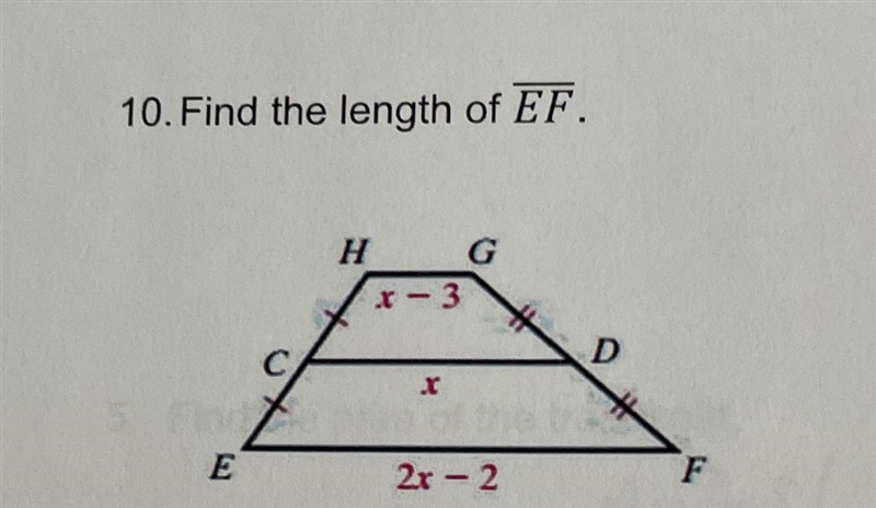 How to find the length of EF?-example-1