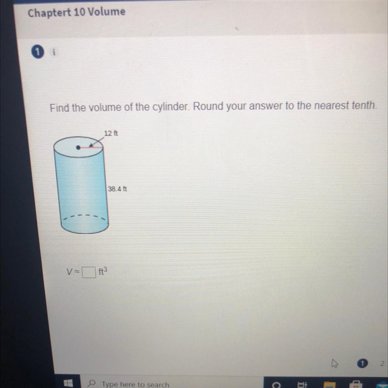 Find the volume of the cone. Round your answer to the nearest tenth. 27 in. 16 in-example-1