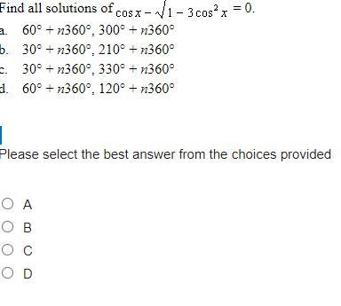 Find all solutions of cos x -sqrt = 0.-example-1