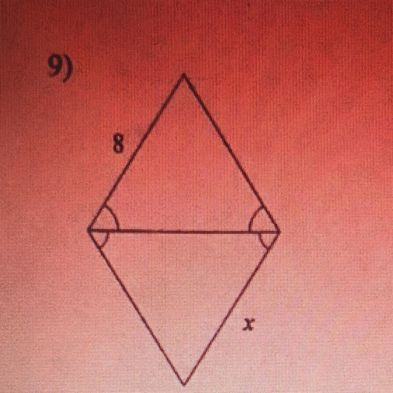 Find the value of x. please show how you got it :)-example-1