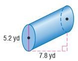 What is the volume of the cylinder below?-example-1