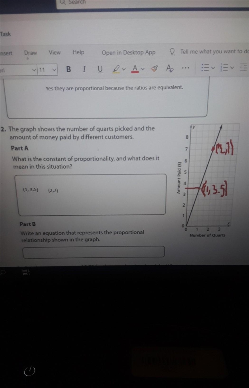 the graph shows the number of quarts picked the graph shows the number of quarts picked-example-1