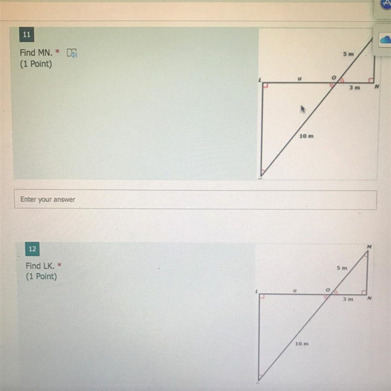 I need help on both, I don’t understand. It’s dealing with similar triangles-example-1