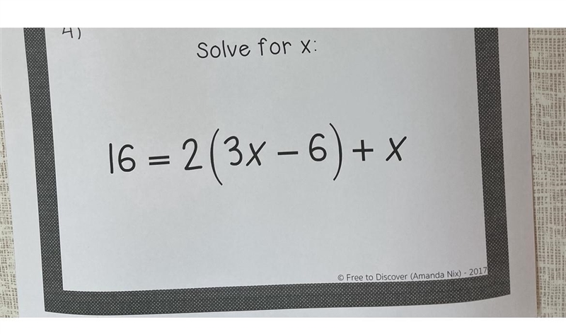 Solve for x! please help (show work)-example-1