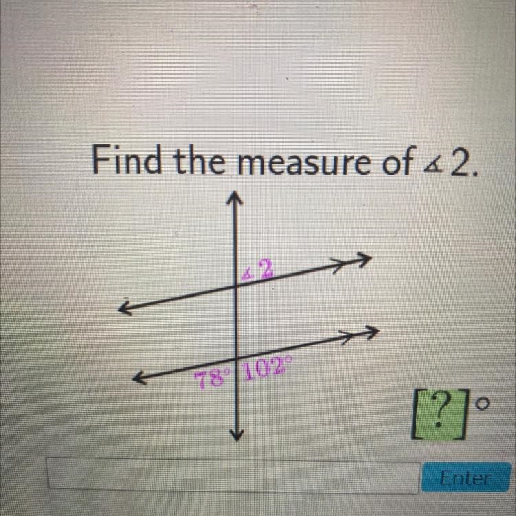 Find the measure of <2.-example-1