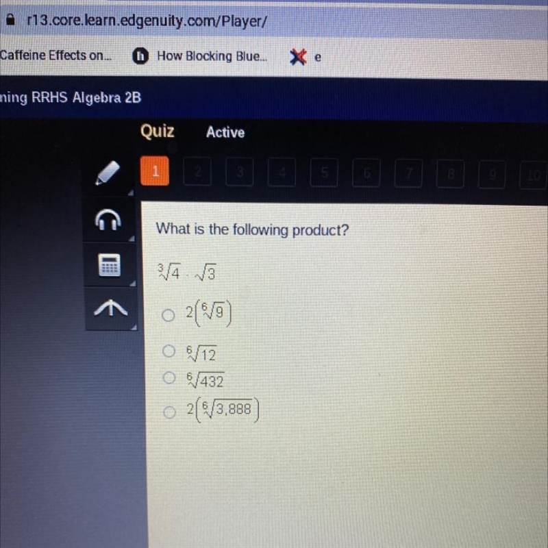 What is the following product? root(3, 4) * sqrt(3)-example-1