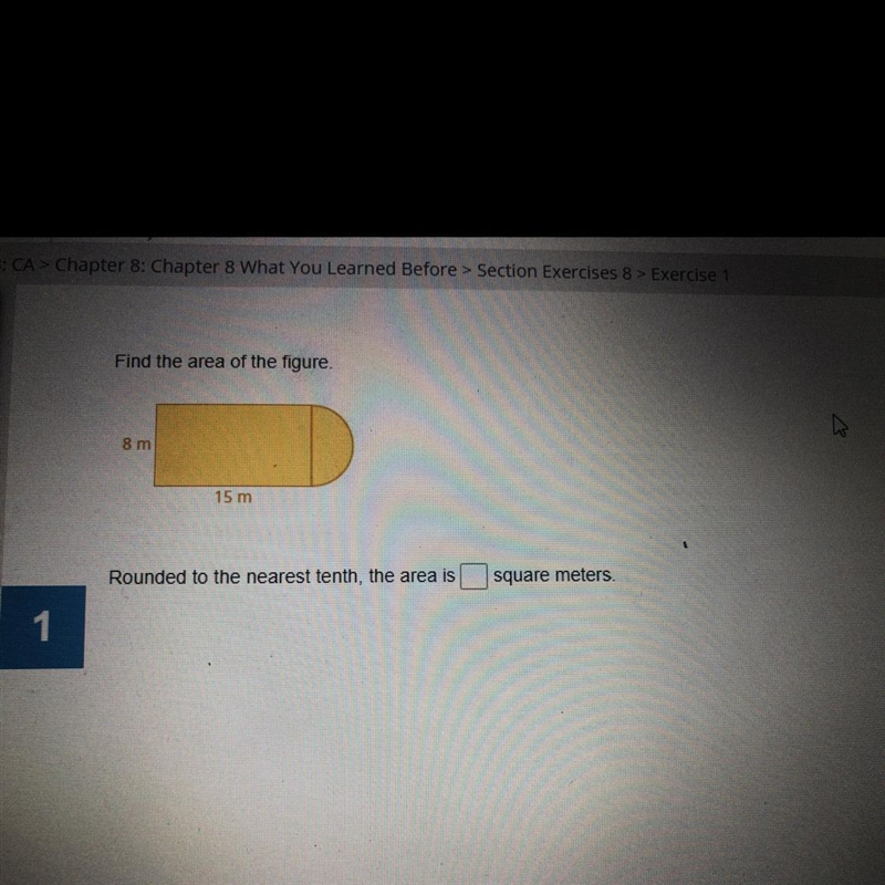 Find the area of the figure-example-1