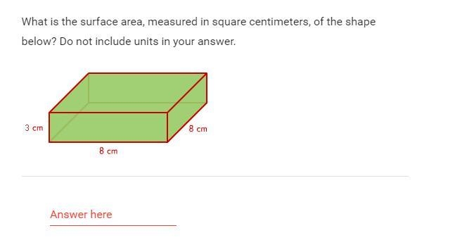 Help pls what is he surface area measured in square centimeters, of the shape below-example-1