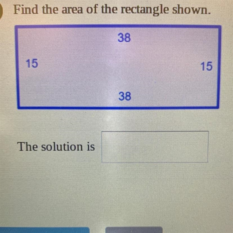 Find the area of the rectangle shown.-example-1