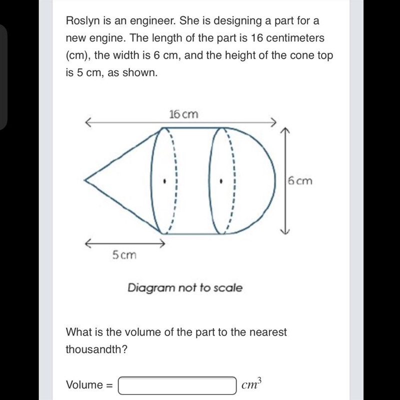 What is the volume to the nearest thousandth? Does anyone know-example-1