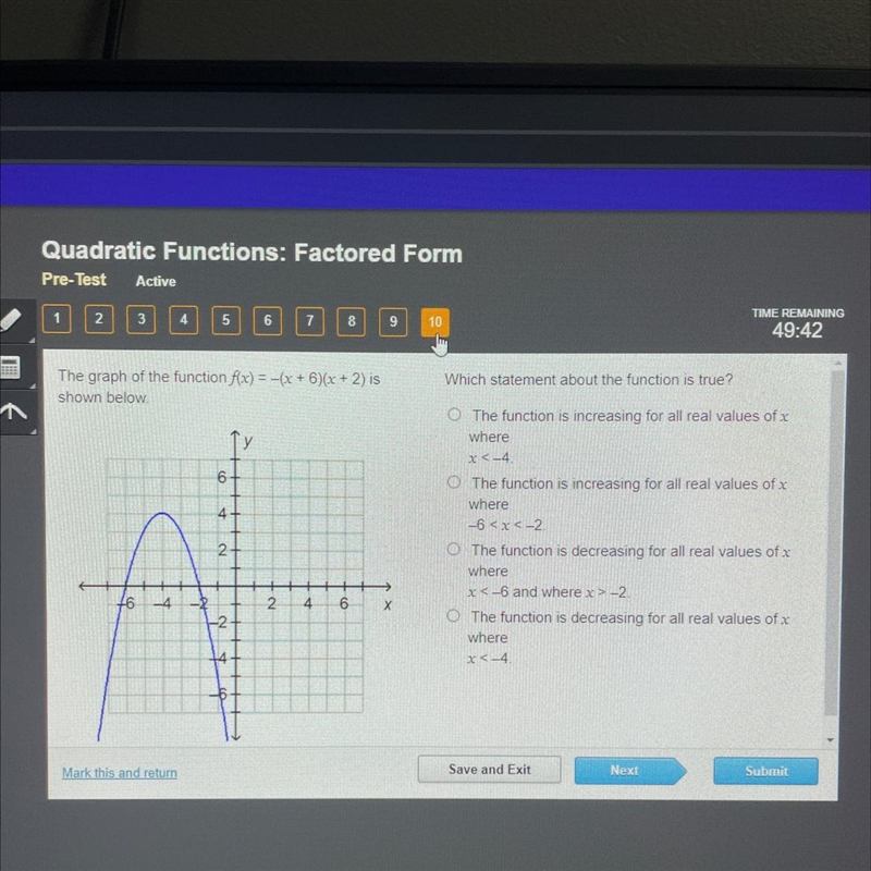 Which statement about the function is true?-example-1