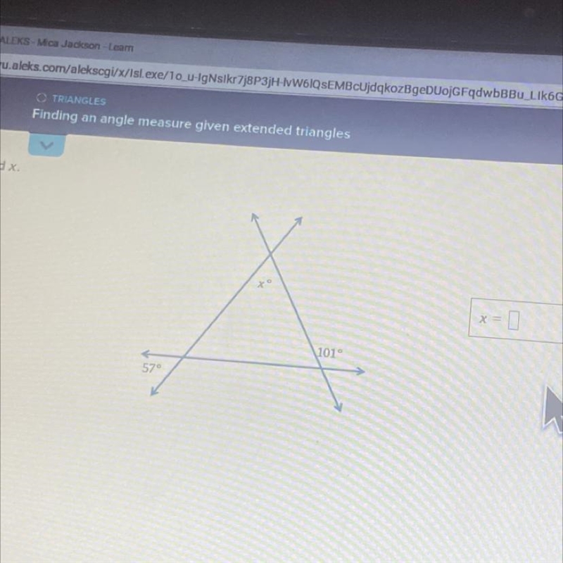 Find the value of x help pleaee-example-1