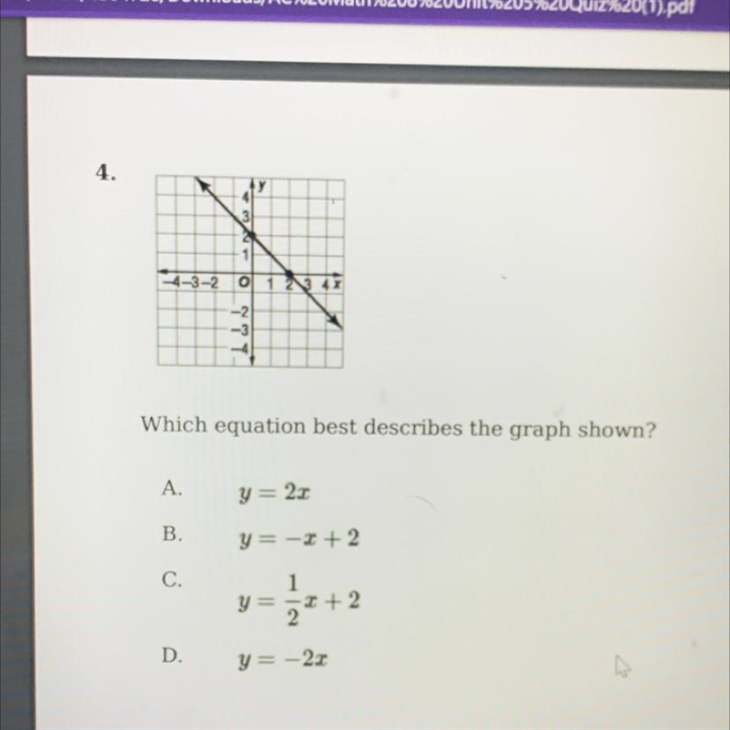 Which equation best describes the graph shown?-example-1