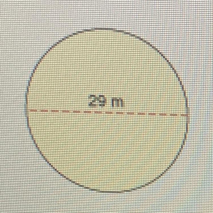 Find the area of the circle to the nearest tenth.-example-1