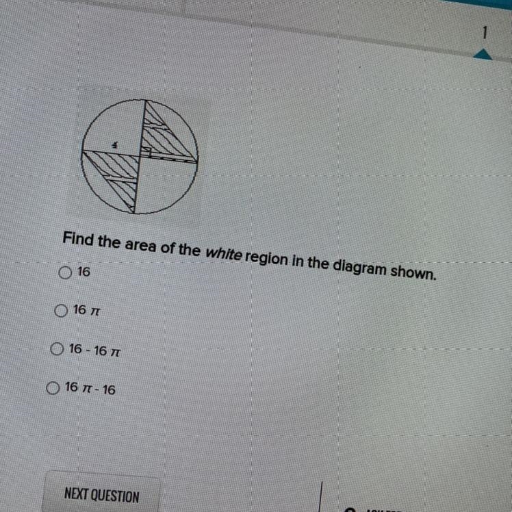 Find the area of the white region in the diagram shown.-example-1