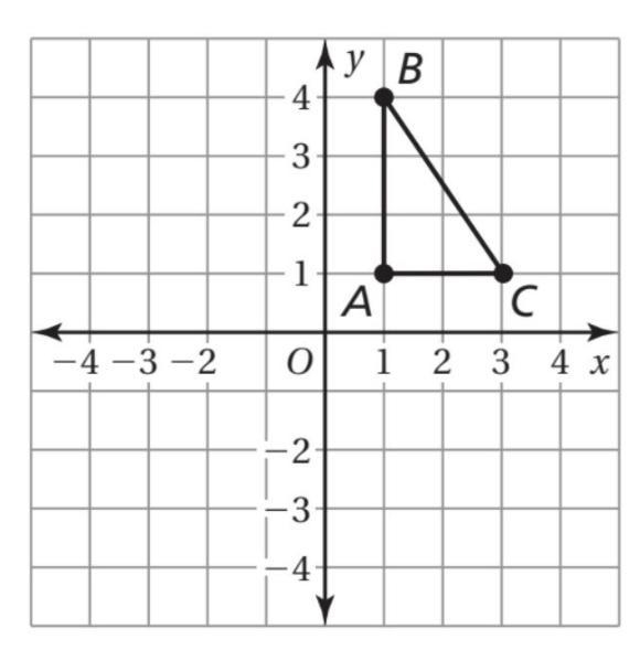 Rotate the figure 90 degrees about vertex A.-example-1