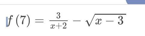 What does f(7) equal?-example-1