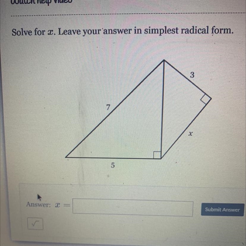 I need help, this is pythagorean theorem !! i do not understand-example-1